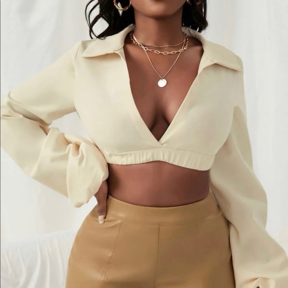 Cropped blouse
